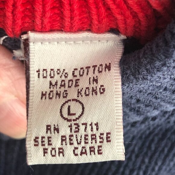 Vintage John Ashford Golf Big Image Golfing Knit Sweater - 80s 90s - Picture 11 of 12